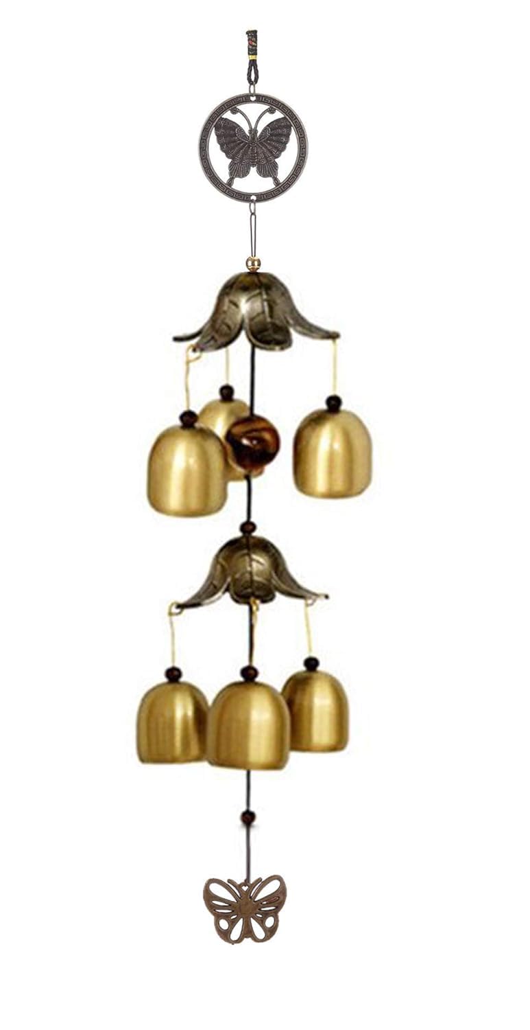 G F S Metal Wind Chimes for Home Decorative Outdoor/Indoor Hanging Bells, Good Luck Chimes for Home (Design May Very) - Image 1