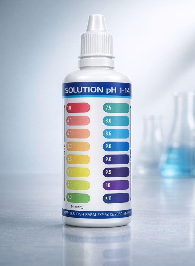 BIONIX pH Universal Indicator Solution 1-14 (110 ml). - Image 2