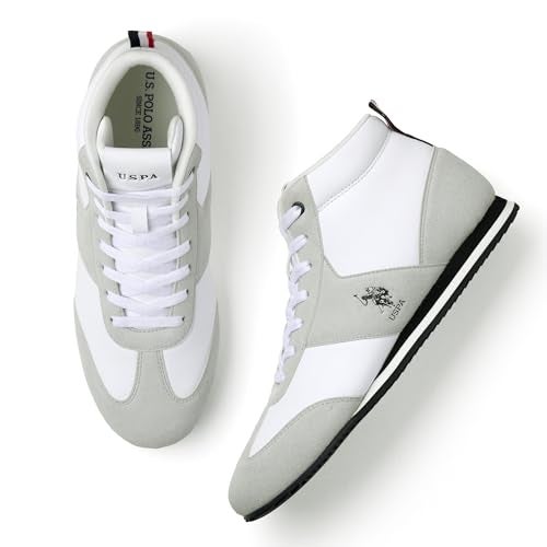 U.S. Polo ASSN. Unisex RANO Sneakers - (UK8) (US9) (2FD25283G07) Grey - Image 2