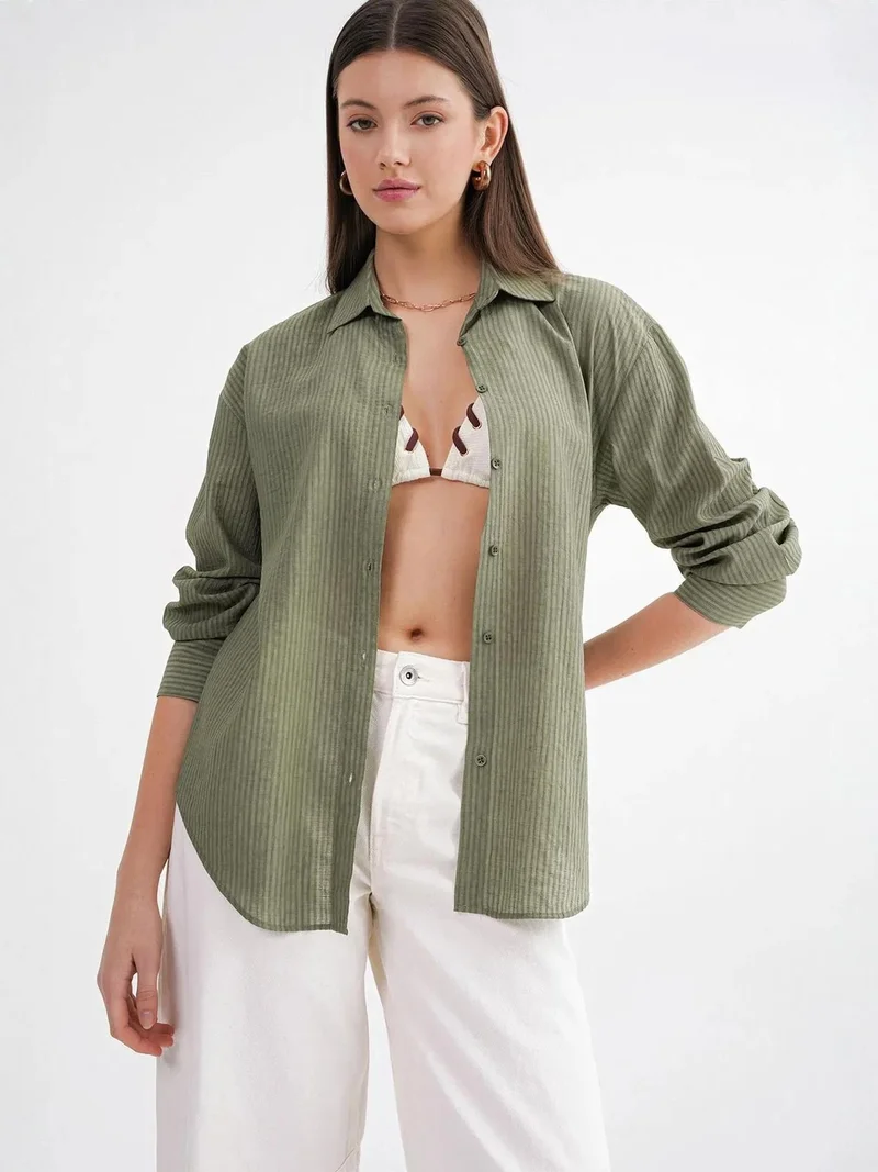 MixRay Mixray Relaxed Fit Poplin Shirt