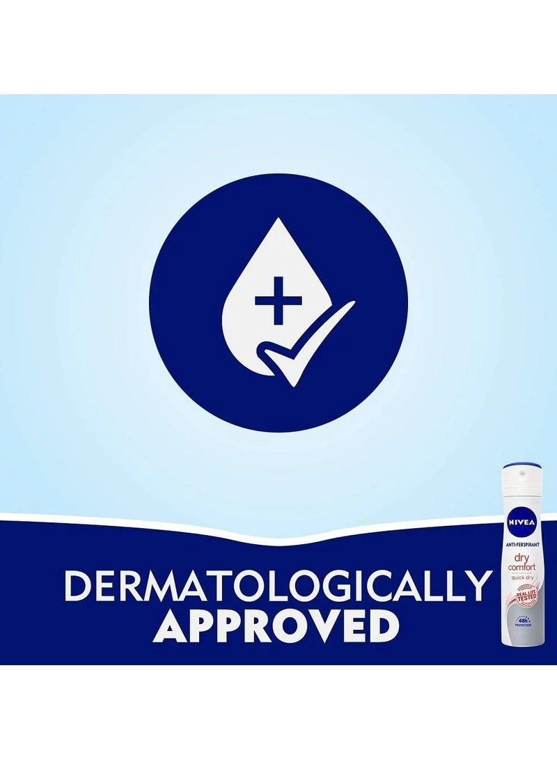 Nivea Deodorant Spray Dry Comfort 150ml - Image 3