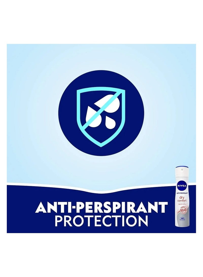 Nivea Deodorant Spray Dry Comfort 150ml - Image 4