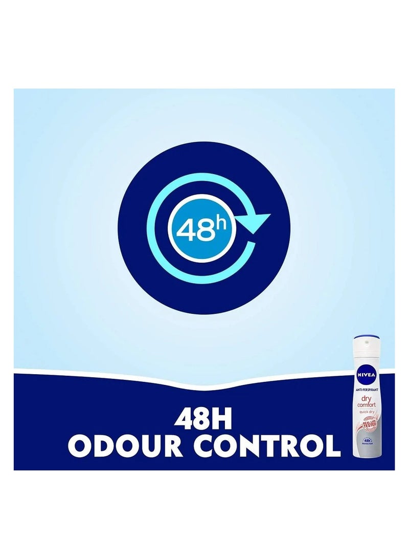 Nivea Deodorant Spray Dry Comfort 150ml - Image 2