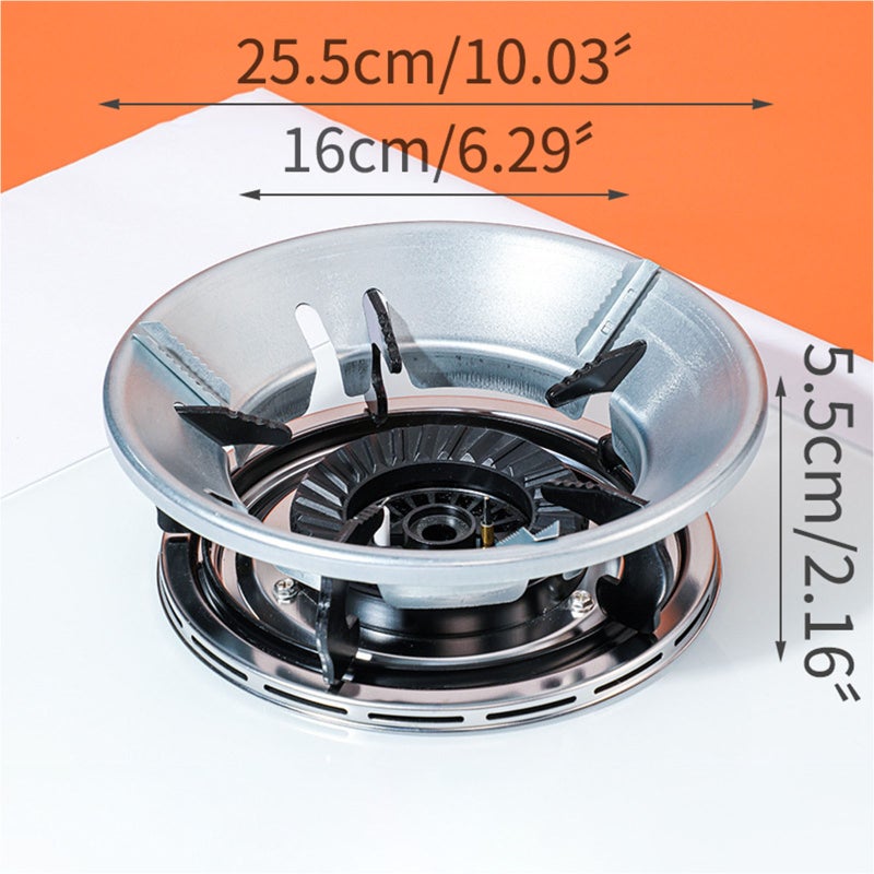 Energy Saving Cover Gas Stove Rack Accessories Heat Insulation Energy Gathering Round Aggregate Fire Reflection Gas Stove(Type 2) - Image 5