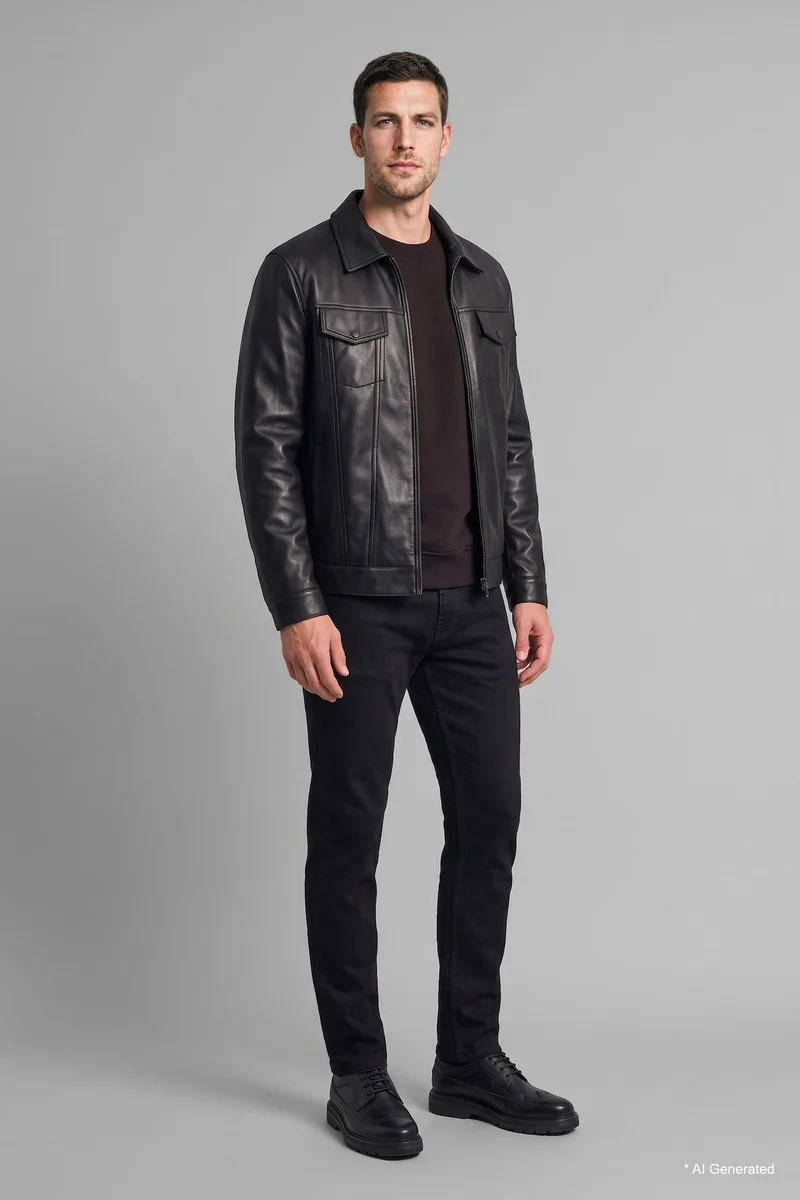 Sergio Regular Fit Straight Leg Jeans