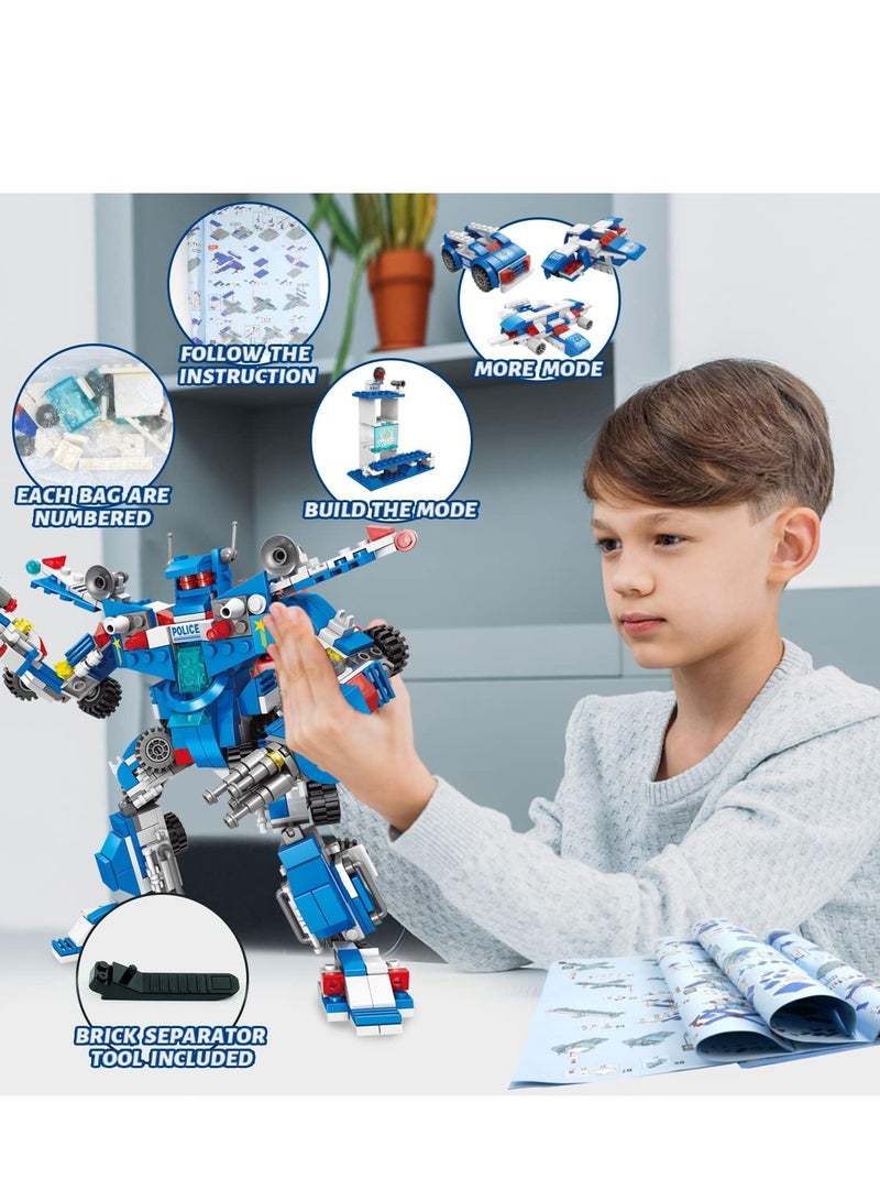STEM Building Toys for Boys Ages 6 to 12, 700 Pieces Erector Set for Creative Robot Truck Construction, Compatible with Major Brands - Image 2