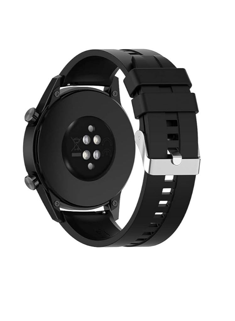 Strap Silicone Band 22MM For Samsung galaxy watch 3 45mm /watch 46mm/Gear S3/Huawei watch GT3 46MM/GT2E/GT 46mm)/GT2 Pro/GT2 46MM/honor Magic Watch2 46mm/Amazfit GTR 4 /GTR3/3pro/2/2e - Image 1