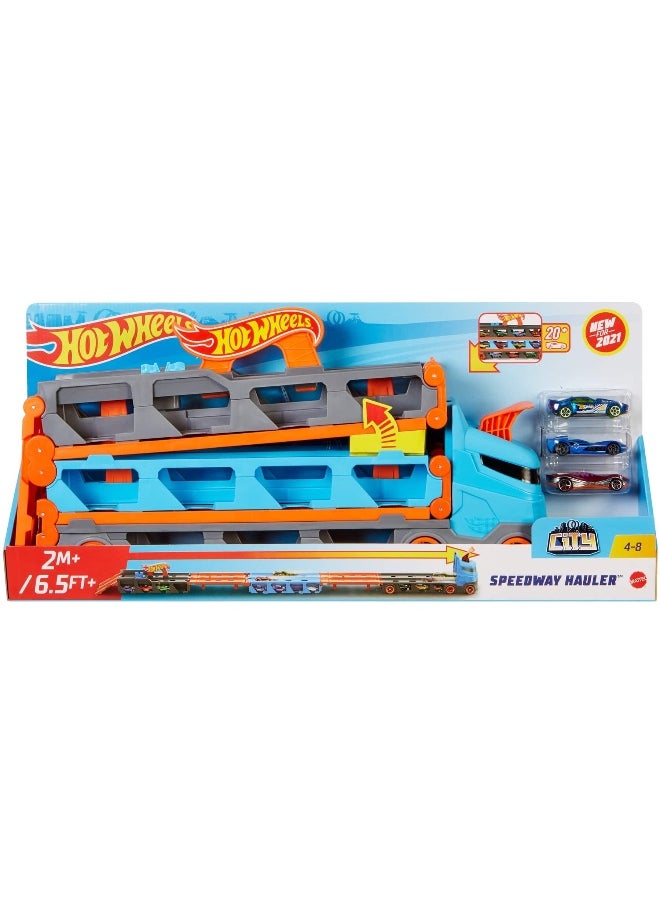 Hot Wheels City Speedway Hauler  - Image 2