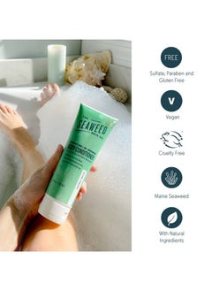 The Seaweed Bath Co. Hydrating Inshower Body Conditioner 8 Ounce Coconut Water Scent With Natural Bladderwrack Seaweed Vegan Paraben Free  - Image 4