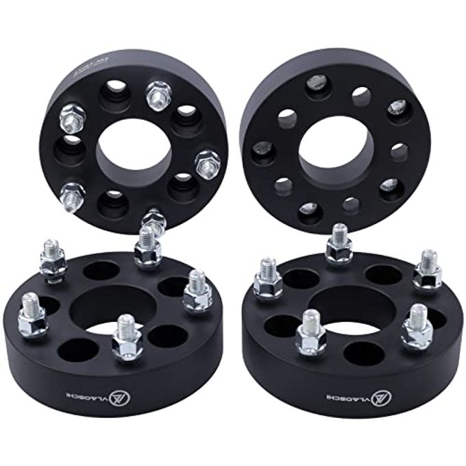 VLAOSCHI Black Forged 5X5.5 To 5X4.5 Wheel Adapters 1.5 Inch With 1/2" Studs Compatible With Dodge F-Ord 5 Lug 5X139.7 To 5X114.3 For 1994-2001 R-Am 1500 | 1975-1996 F150 | 1976-1986 Cj Pack Of 4 - Image 4