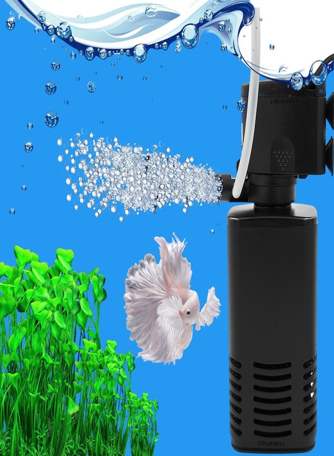 COLOURFUL - 4-in-1 Aquarium Internal Filter for Fish Tanks | Silent, Efficient, Crystal Clear Water Filtration System | Freshwater & Saltwater (BL-1000C, 15W, 1000L/H) - Image 1