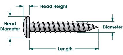 BCP Fasteners 100 Qty #10 X 5/8"" Zinc Pan Head Phillips Tek Self Drilling Sheet Metal Screws (Bcp81) - Image 2
