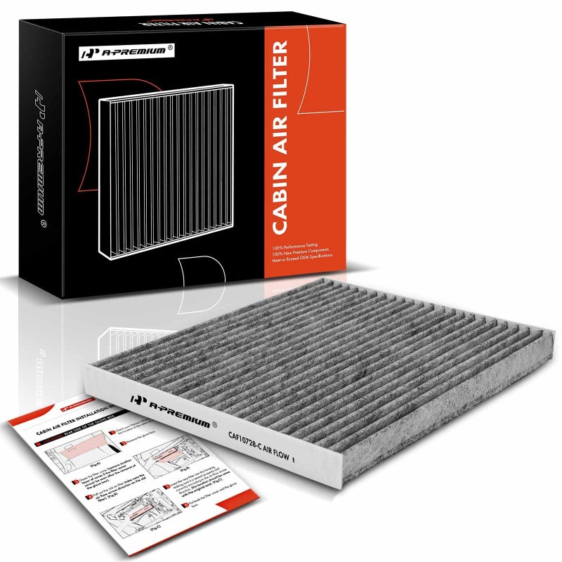 APremium Cabin Air Filter with Activated Carbon Compatible with Hyundai Kia Models Accent Elantra Elantra Coupe Elantra GT Forte Koup Forte5