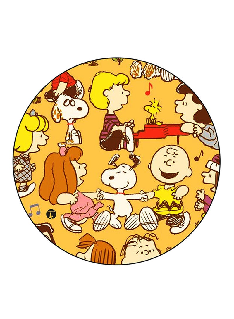 RKN Snoopy Printed Mouse Pad  Multicolour