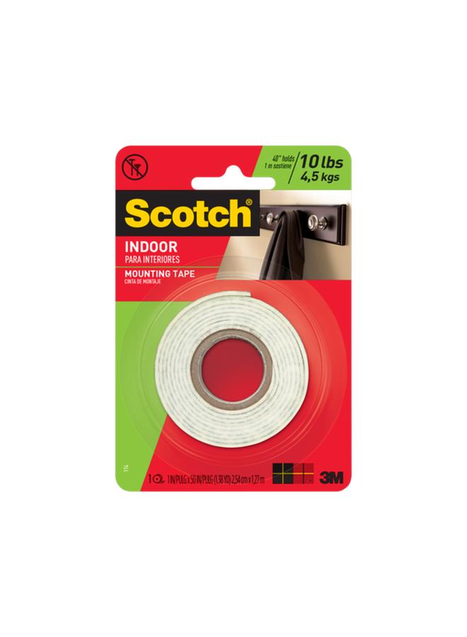 سكوتش شريط التثبيت الداخلي باللون الأبيض 1 × 50 بوصة 70009127146 - Image 1