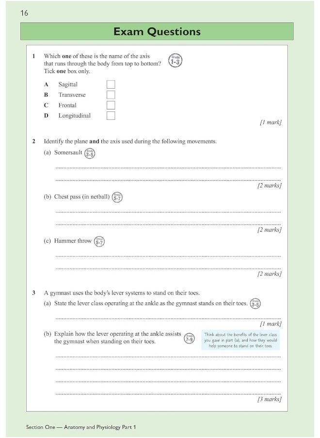null - Grade 9-1 GCSE Physical Education OCR Complete Revision & Practice (with Online Edition) - Image 1