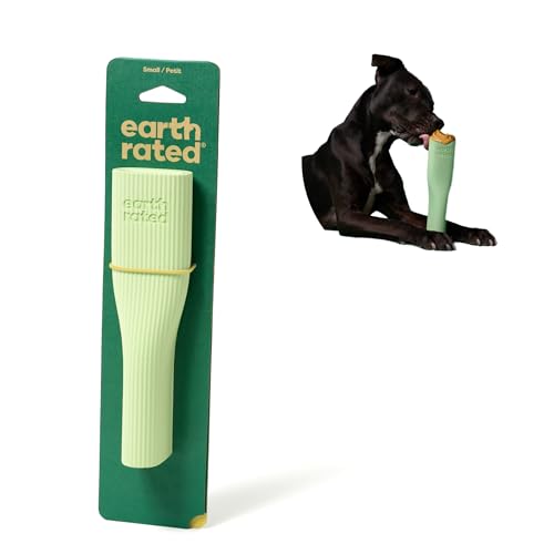Earth Rated Dog Toy Enrichment Toys for Adult and Puppy Dogs Dishwasher and FreezerSafe Natural Rubber Small Green - Image 1
