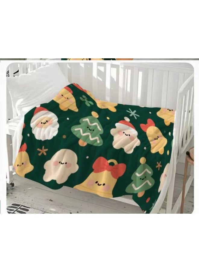 general Children's or student cartoon flannel thin blanket (warm and comfortable, suitable for sleep, games) 100cm*150cm - 1127 - Image 1