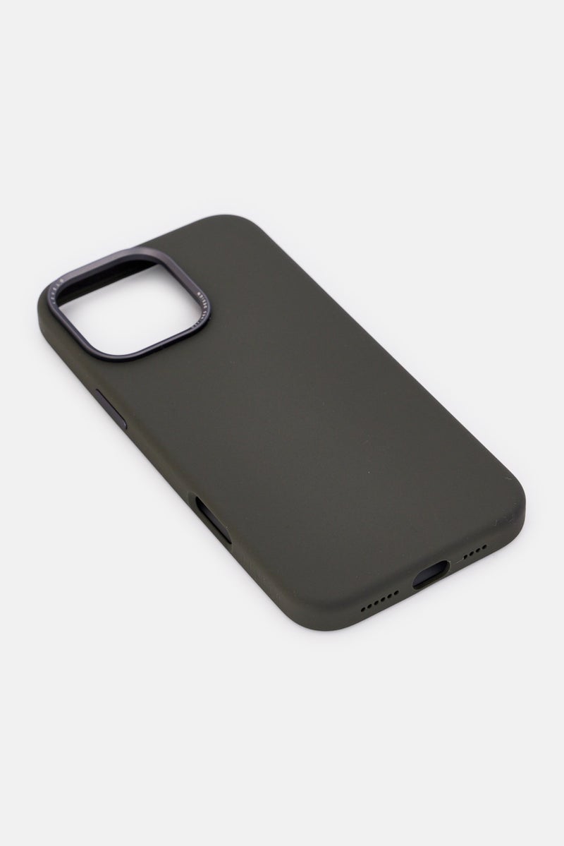 LEVELO iPhone 16 Pro Max Iris Magsafe Liquid Silicone Case, Grey - Image 4