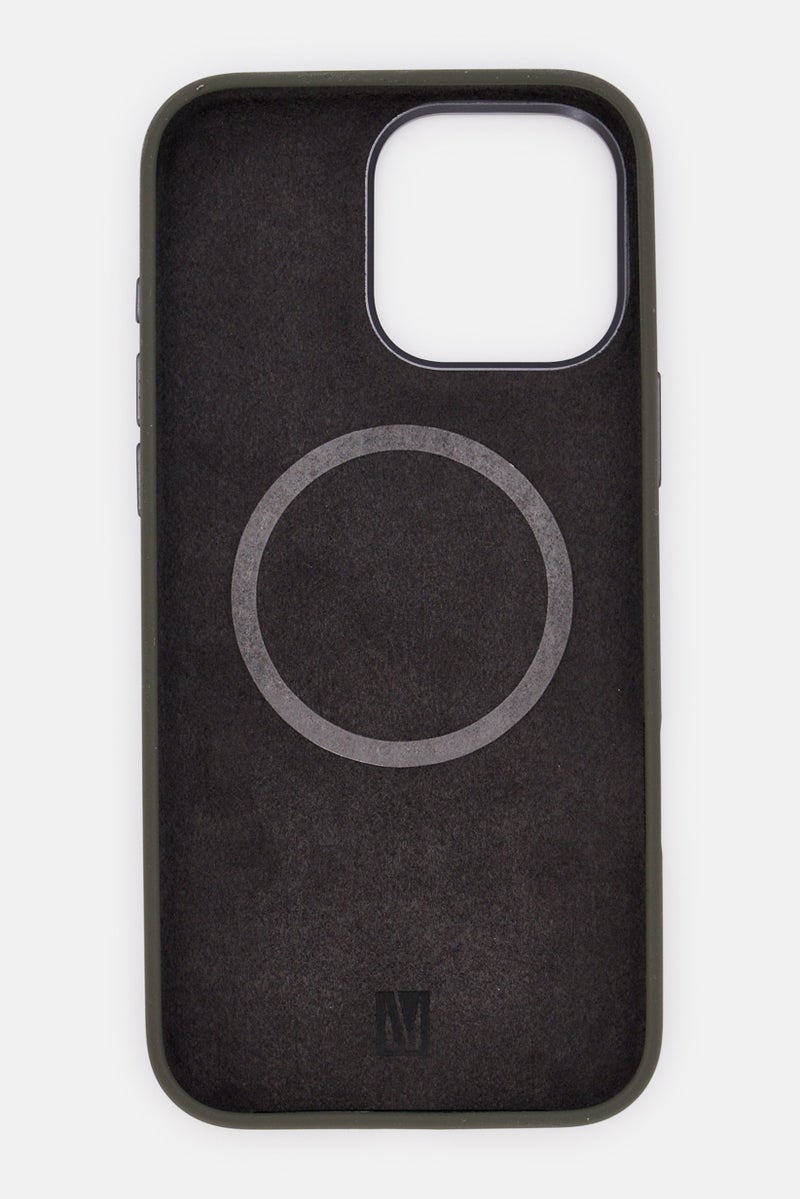 LEVELO iPhone 16 Pro Max Iris Magsafe Liquid Silicone Case, Grey - Image 3