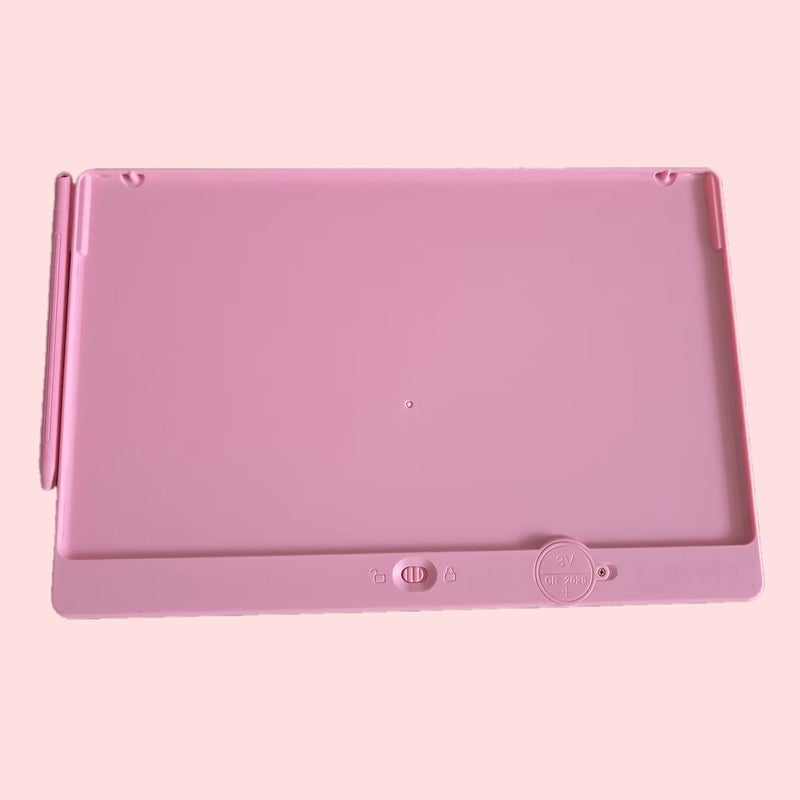 Large Size LCD Writing Board Reusable Erasable Slate Drawing Board Suitable for Kids Ages 3 8 Electronic Drawing and Sketching Board with Colorful Border Educational Birthday Gift for Boys and Girls 11 Inch Pink - Image 4