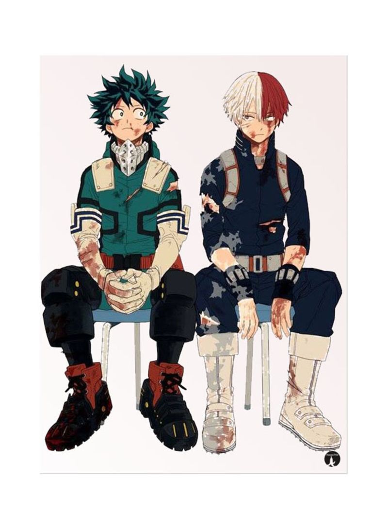 The Anime My Hero Academia Mouse Pad Multicolour