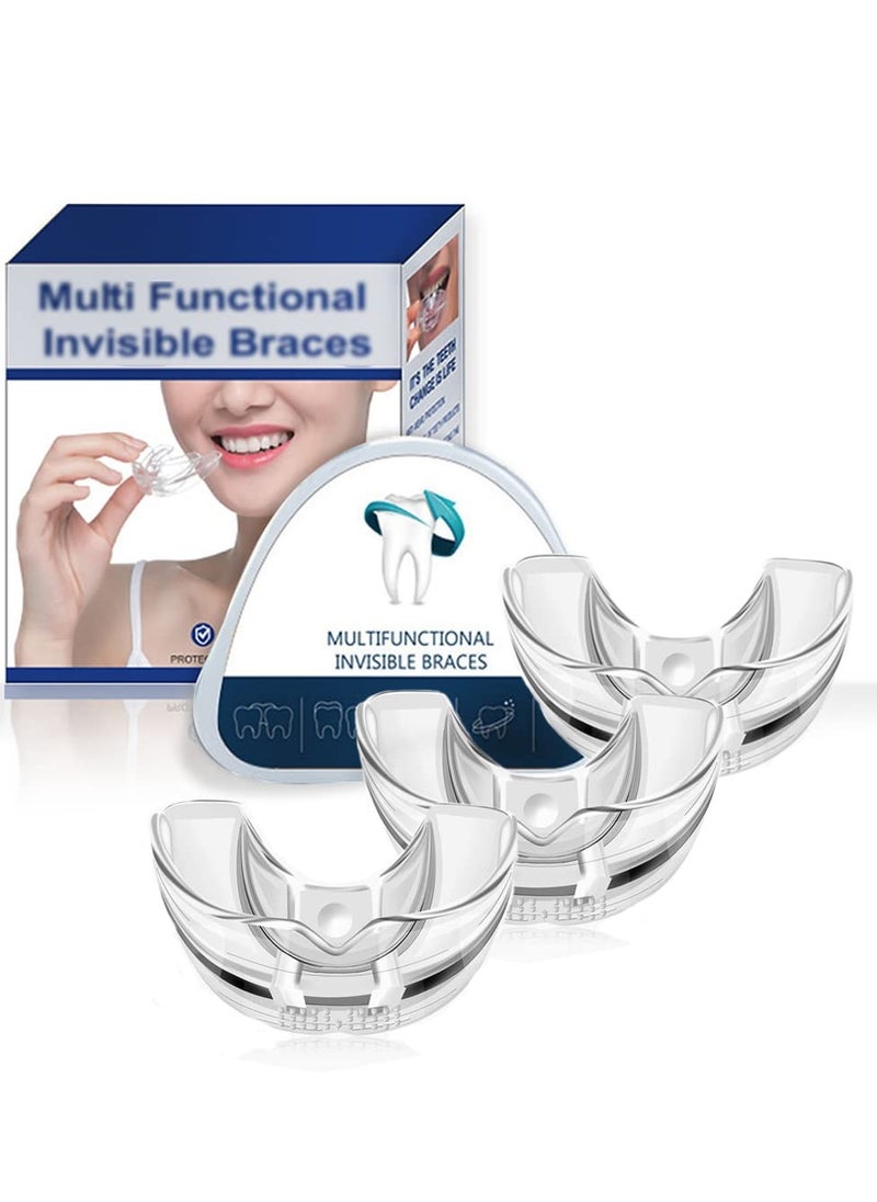 KASTWAVE Mouth Guard for Teeth Grinding, Upgraded Moldable Dental Guard for Teeth Grinding at Night, Trays Straightener, Sport Athletic, Teeth Grinding, Stops Bruxism, Eliminates Teeth Clenching - Pack of 3  - Image 1