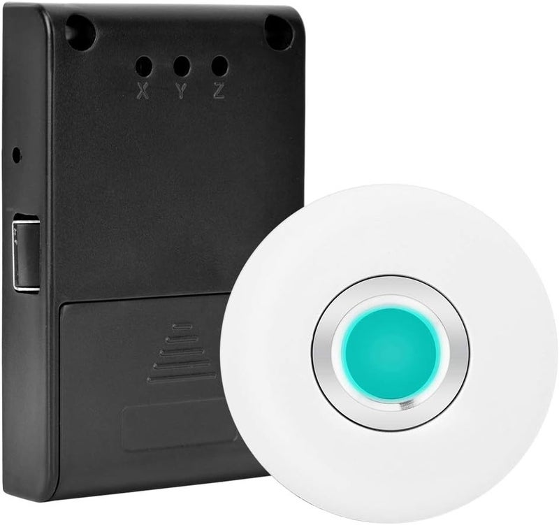 klarako Smart Keyless Fingerprint Lock, Electric Anti Theft Combination Lock Security Semiconductor Biometric Fingerprint Door Lock for Drawer Cabinet - Image 1