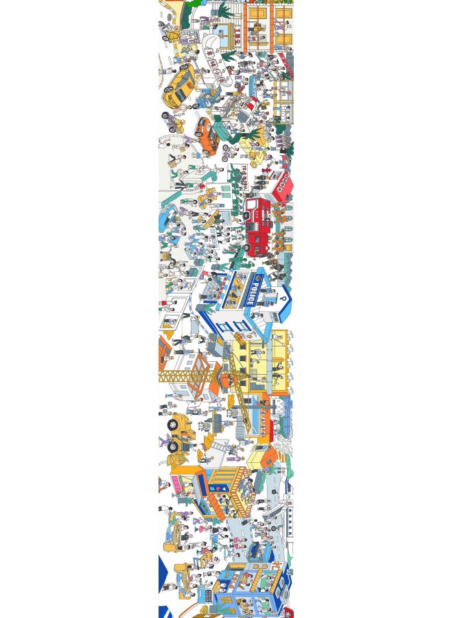 Loquat 20,000 Pieces Of Qingming Shanghe Panorama Wooden Puzzle Adult Famous Paintings Decorative Goddess Festival Gift Children's Toys-Color:Happy China Long Axis 3000 Pieces Part 1 - Image 1