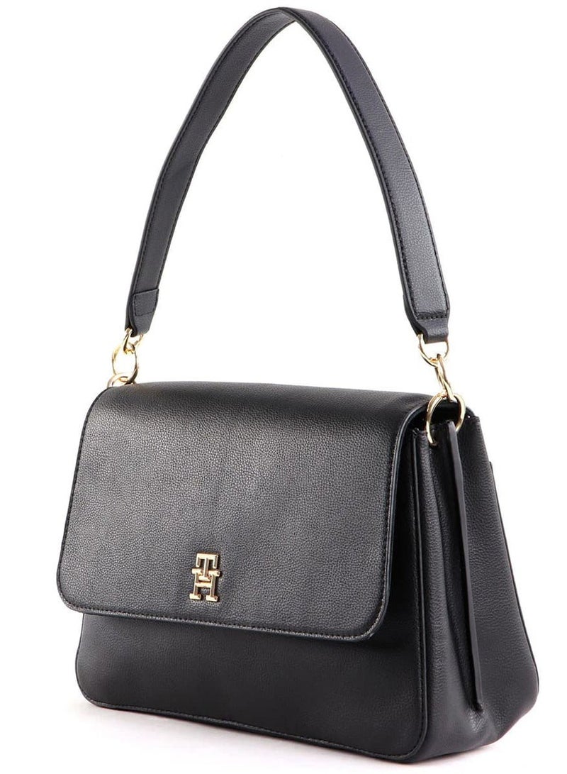 Tommy Icons Tommy Hilfiger Black Women Handbag Aw0Aw14510 Blk - Image 3