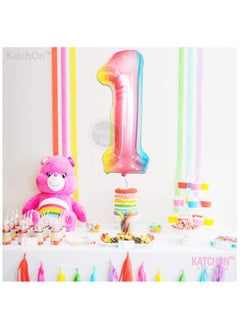 KATCHON Rainbow Number 1 Balloon for 1st Birthday  - Image 4