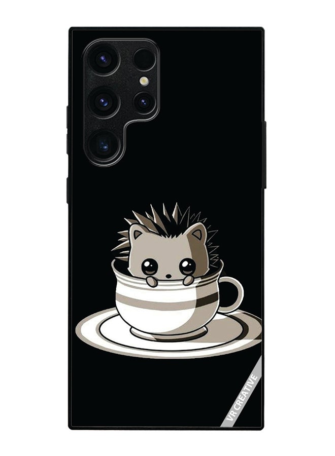 Protective Case Cover For Samsung Galaxy S25 Ultra Cat In A Cup Design Multicolour