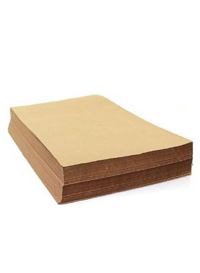 Terabyte Brown Kraft Paper Thick Cardstock A4, 350gsm (20 Sheets) - Image 2