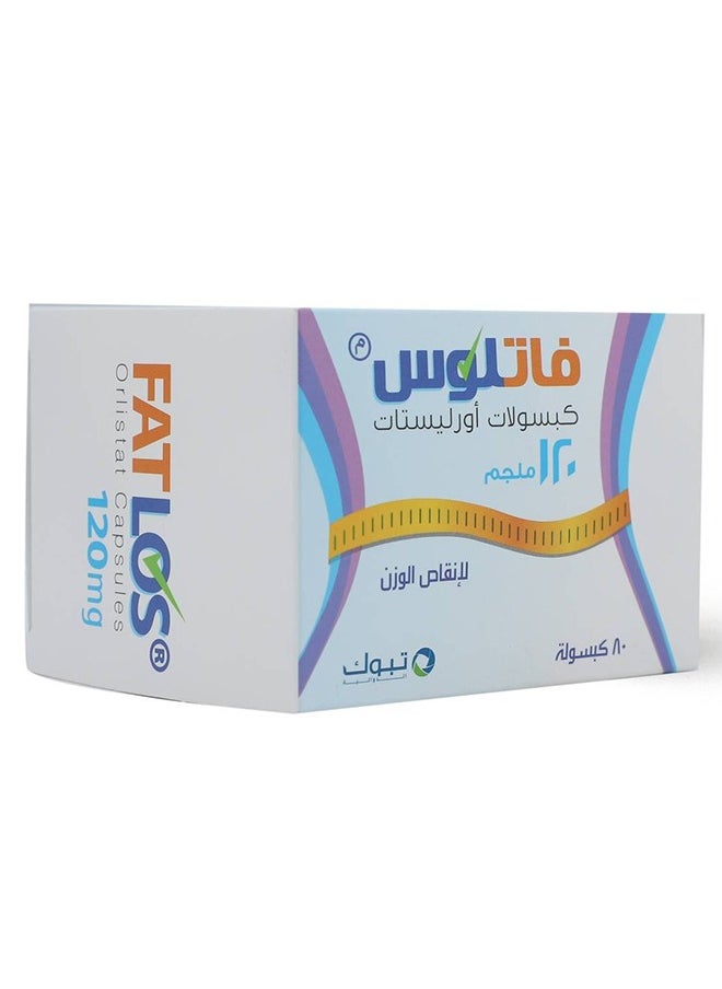 Tabuk - Fatlos Orlistat Capsules 120mg 80 Capsules - Image 1
