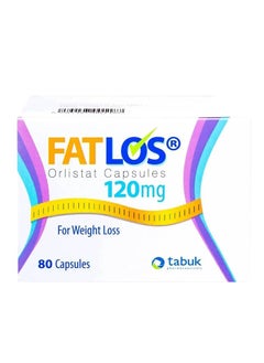 Fatlos Orlistat Capsules 120mg 80 Capsules