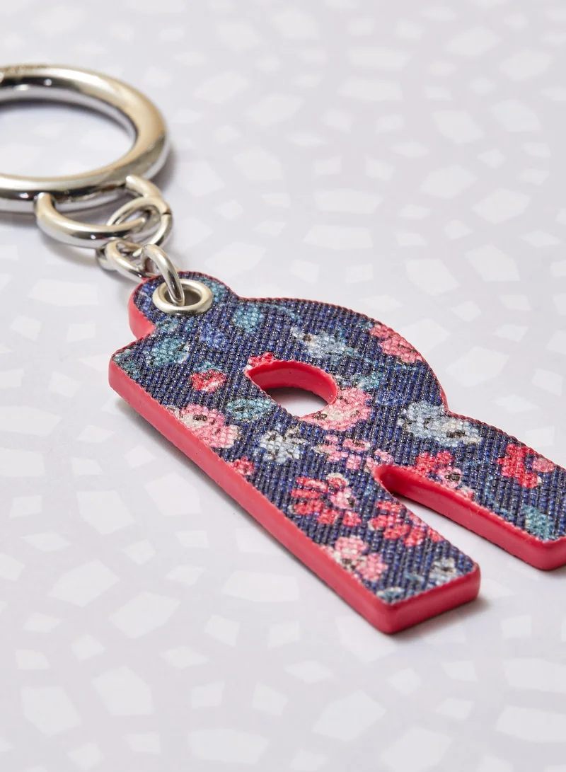 Cath Kidston R Initial Charm Keyring