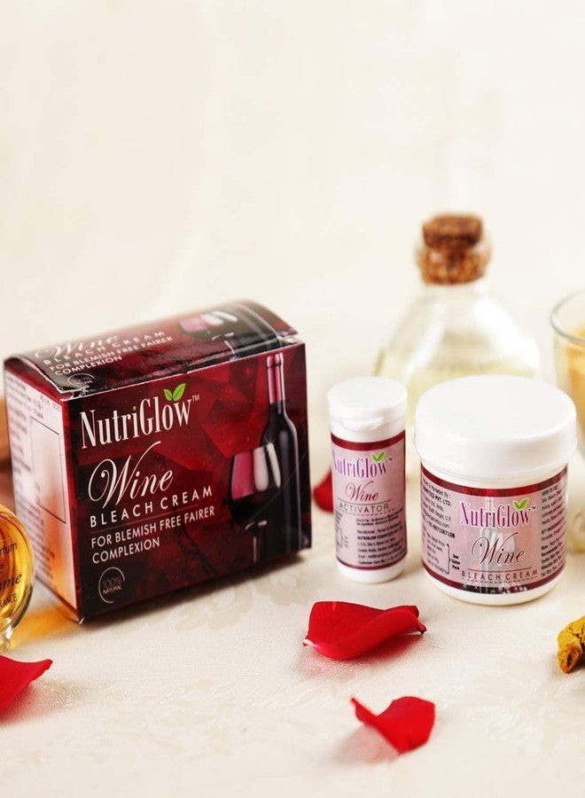 نيوتريجلو كريم تفتيح البشرة بالنبيذ من نوتري جلو للوجه للنساء | تفتيح شعر الوجه، بشرة متألقة طبيعياً، مصحح للبقع الداكنة، الرؤوس السوداء، علاج إزالة التسمير (عبوة من قطعتين، 43 غرام لكل قطعة) - Image 2
