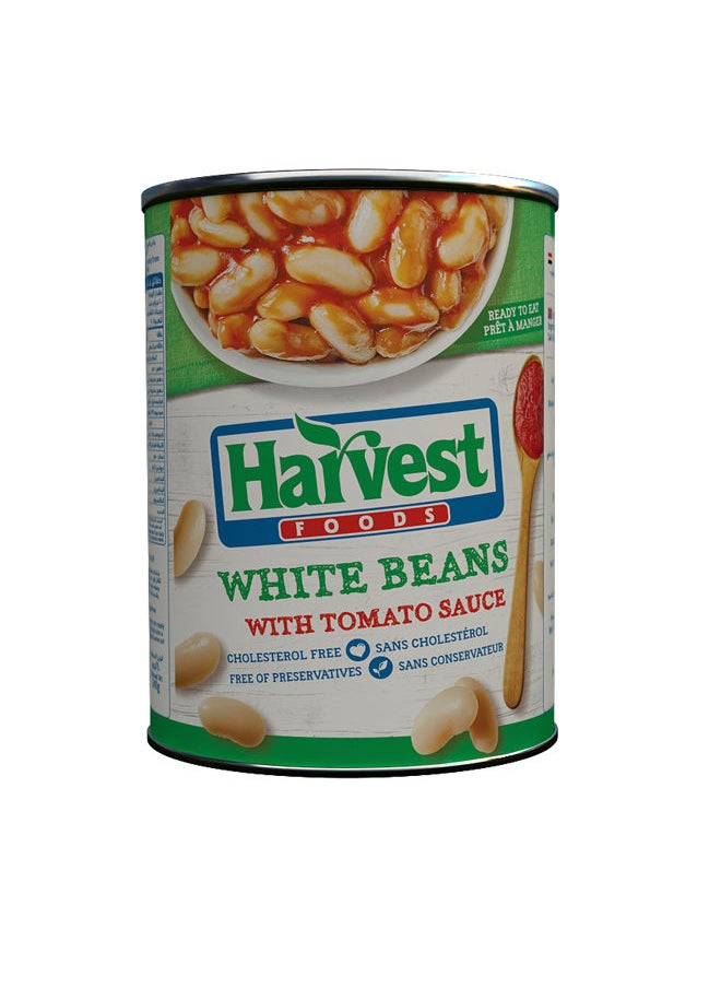 HARVEST White Beans With Tomato Sauce- 400 grams 