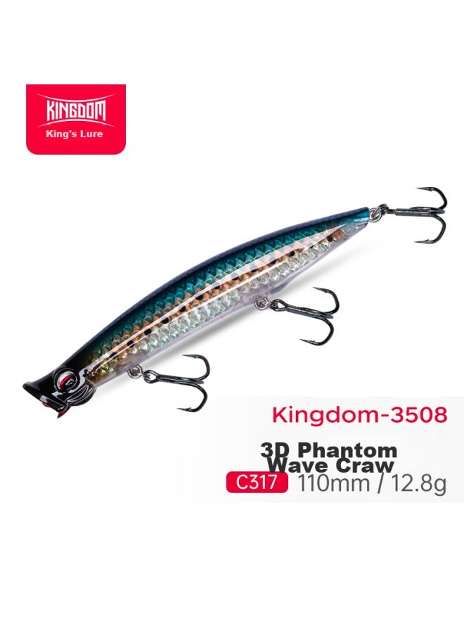 King Lure King Phantom Wave, Surface Swimming, Wave Lead Artificial Bait, Freshwater Bass, Bionic Imitation Bait - Image 1