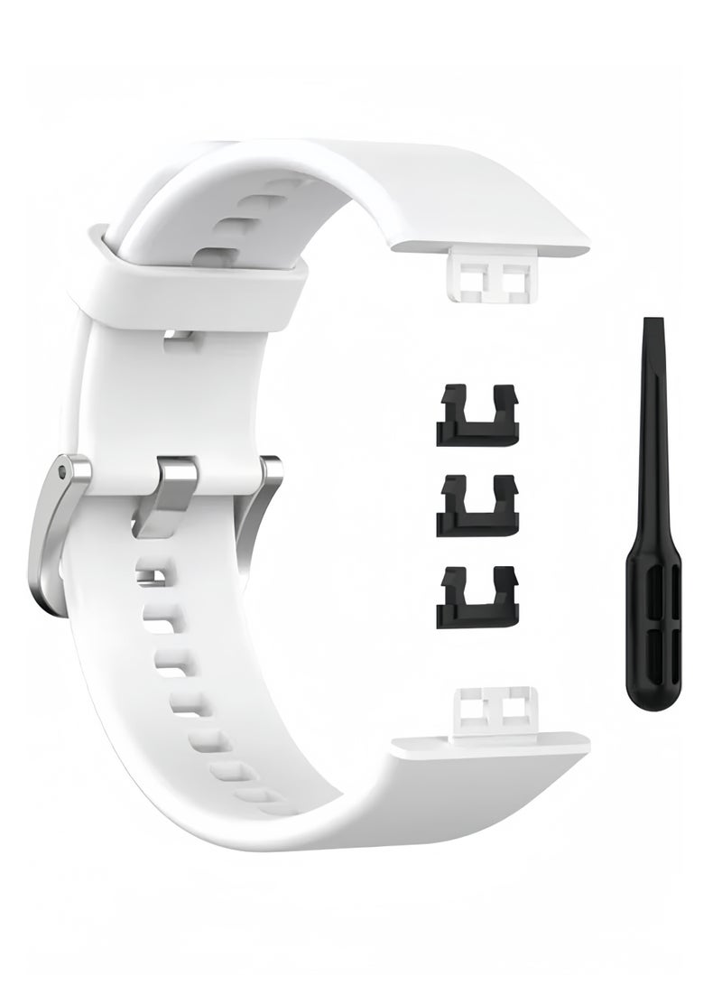 Replacement Band For Huawei Watch Fit White - Image 3
