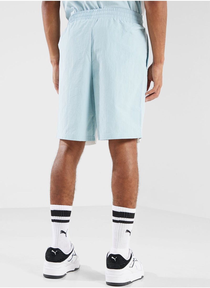 PUMA - 8" Power Colorblock Woven Shorts - Image 1
