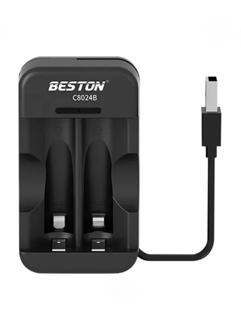 بيستون شاحن USB من Beston لبطاريتين AA أو AAA