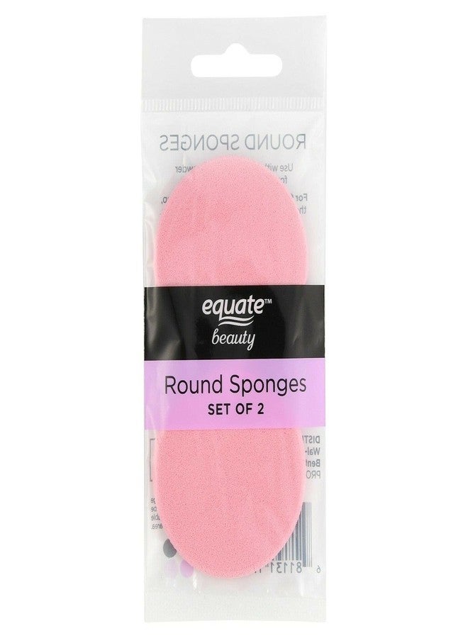 Walmart Equate Beauty Round Sponges (Set of 2) - Image 1