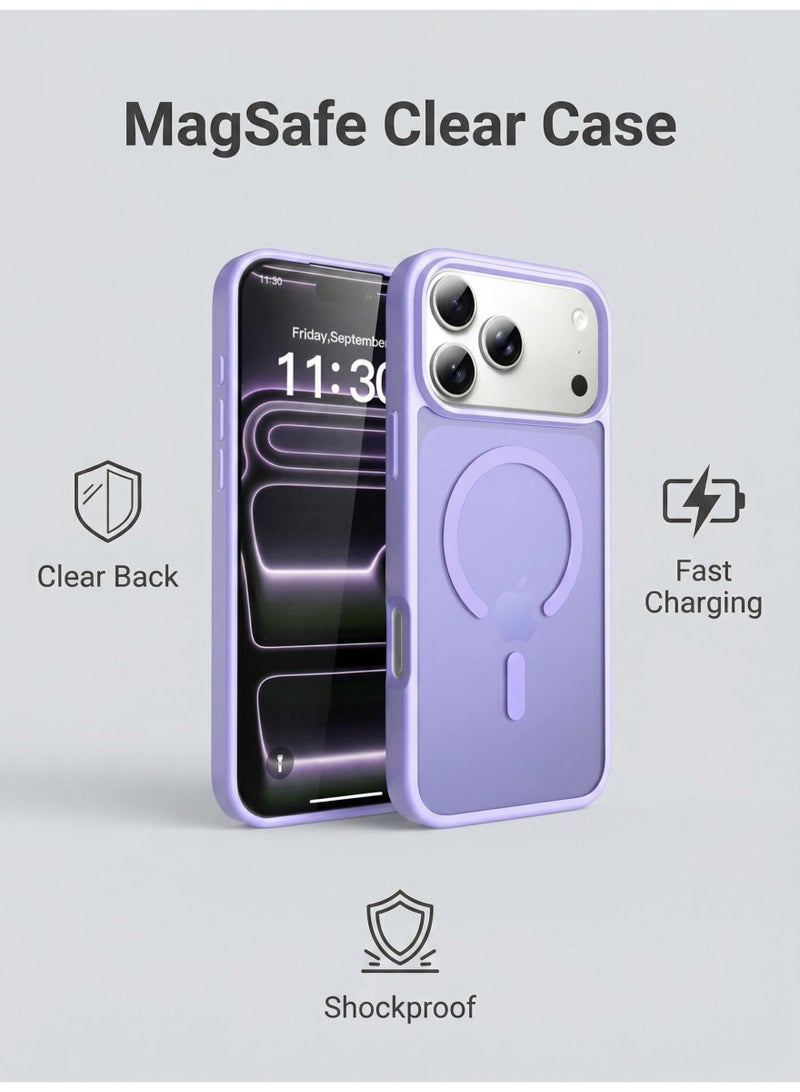 V.nice Magnetic Shockproof for iPhone 17 Pro Max Case, Camera Control, Fit for MagSafe, Military-Grade Protection, Translucent Slim Case Anti-Fingerprint - Image 2