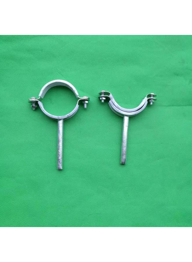 Glue-coated Pipe Card Drainage Pipe Code Iron Glue-coated Hanging Code Galvanized Drainage Pipe With Glue Hanging Code PVC Pipe Card Glue-coated Elevator-Specification Model:25  - Image 1