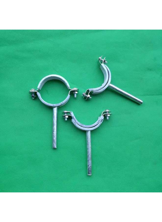 Glue-coated Pipe Card Drainage Pipe Code Iron Glue-coated Hanging Code Galvanized Drainage Pipe With Glue Hanging Code PVC Pipe Card Glue-coated Elevator-Specification Model:25  - Image 4