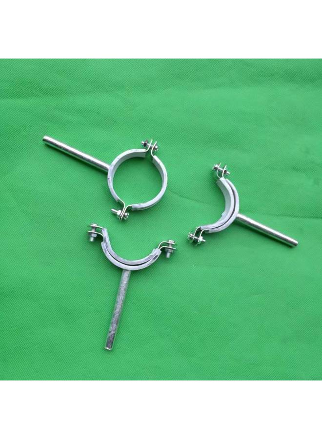 Glue-coated Pipe Card Drainage Pipe Code Iron Glue-coated Hanging Code Galvanized Drainage Pipe With Glue Hanging Code PVC Pipe Card Glue-coated Elevator-Specification Model:25  - Image 3