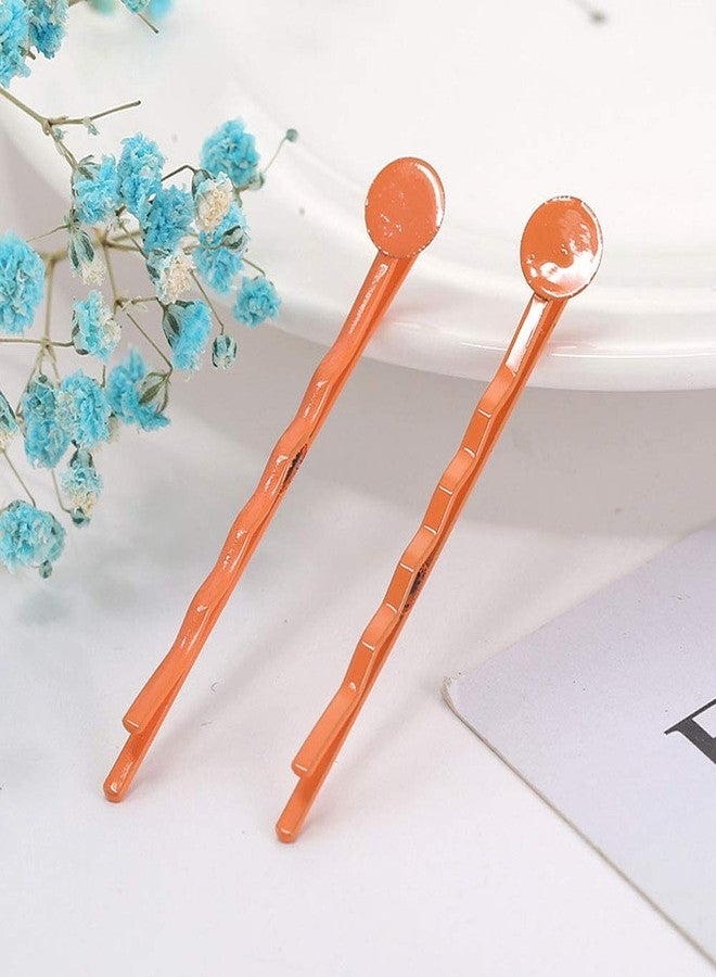 Luzen 80Pcs Bright Color Bobby Pins Cute DIY Hair Bob Pins Wave Clips Decorative Hair Pin Accesories for Lady Women Girls, 56MM - Image 5