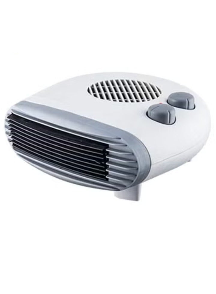 Nova NH1228 Portable Electric Fan Heater 1000W/2000W with Thermostat, Low Profile Design for Small Rooms - Image 4