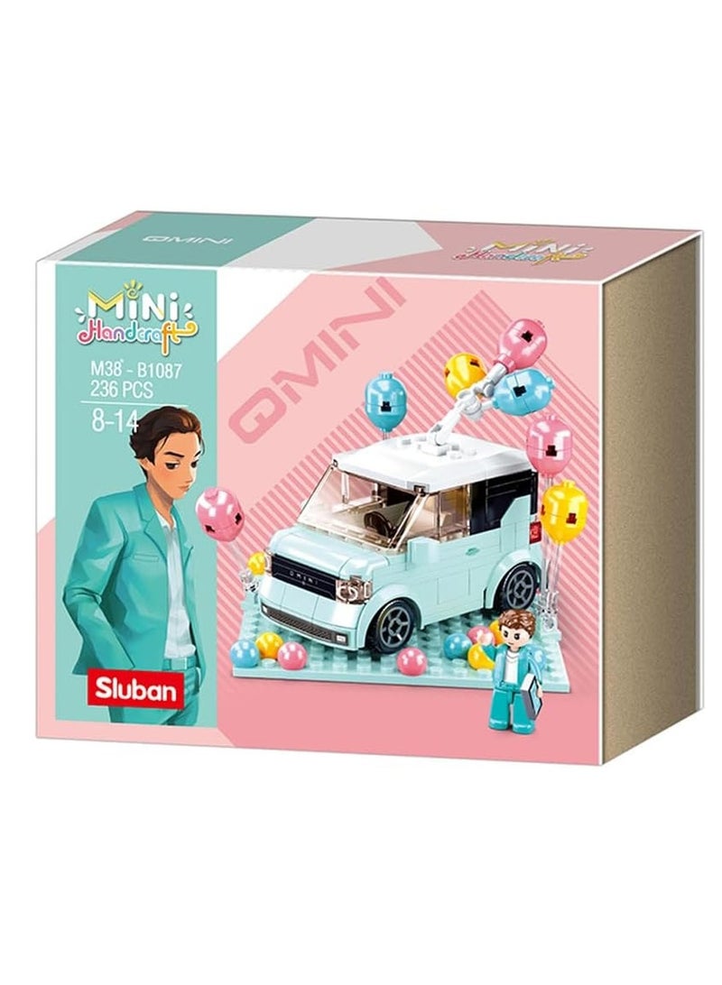 Sluban - Mini Handcraft Mini Car Bricks Set 236 Pieces - M38-B1087 - Image 1